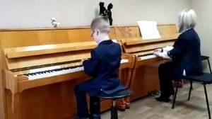 Украинская народная песня "Птичка" . Ансамбль 1 партия