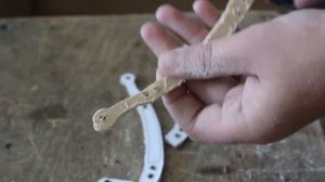 Как сделать нож бабочку из фанеры