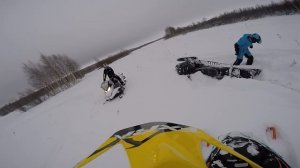 Влился в банду БРПишников на снегоходе BRP scandic 600 EFI.