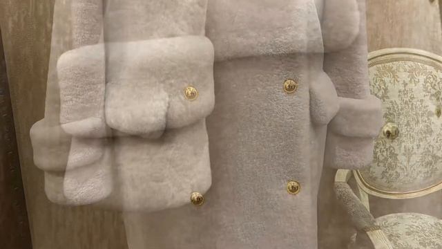 Пошив шубы в стиле Max Mara из меха мутона