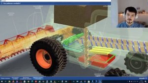 Как устроен комбайн внутри ? 3D анимация Mozaik Education