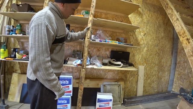 Оригинальные стеллажи в гараж,испытание на прочность.
