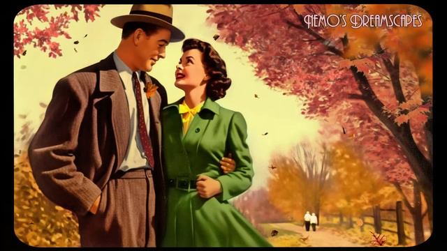September 1947, a great Autumn day trough the falling leaves 🍂 ASMR (vintage oldies music + reverb) смотреть онлайн