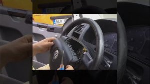 How to disassemble the steering wheel / airbag : Vw T5 Multivan 2007 - 2009