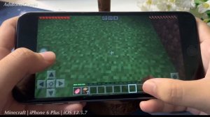 Game Test Minecraft on iPhone 6 Plus ios 12.5.7