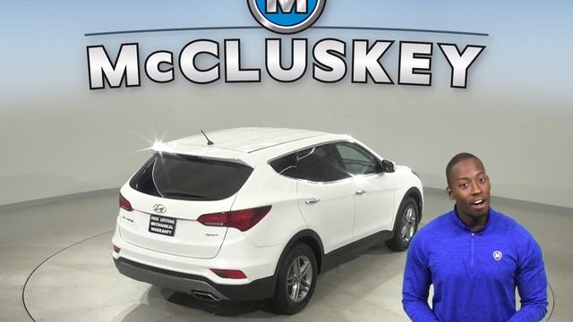 A16165TR Used 2018 Hyundai Santa Fe Sport FWD 4D SUV White Test Drive, Review, For Sale - смотреть онлайн