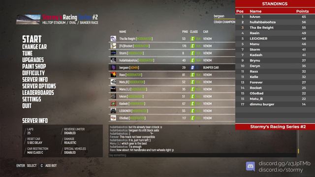 Stormys Wreckfest Event - Stormys Racing Series 2