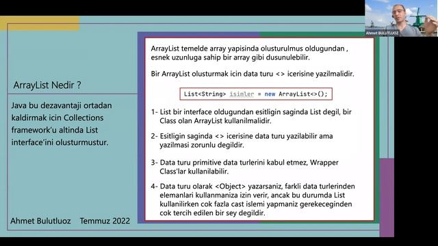 Java 03 - 30 Dakikada  Array List
