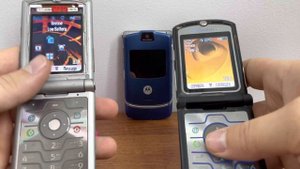 Incoming Call 3 Motorola Razr V3 vs Outgoing Call