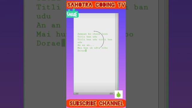 How to make Doraemon using python/ Sahotra coding tv/2021/Get full video comment