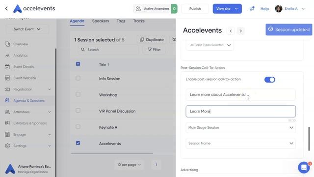 Post-Session Call to Action смотреть онлайн
