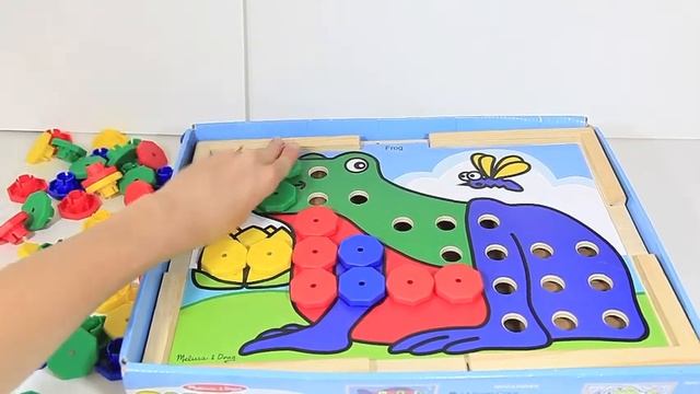 Melissa & Doug Sort and Snap Color Match Toy Puzzle Review смотреть онлайн