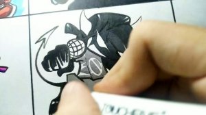 Drawing BOYFRIEND SKIN - Friday Night Funkin' (FNF MOD)