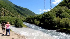 Грузия. Пасанаури 2016г. Место слияния Белой и Черной Арагви
