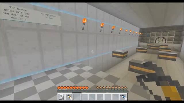 Прохождение карты portal 2 в Minecraft. смотреть онлайн