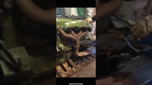 Двигатель Мерседес на ЗИЛ. Motor OM366 Engine