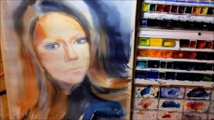 Как нарисовать портрет / акварель