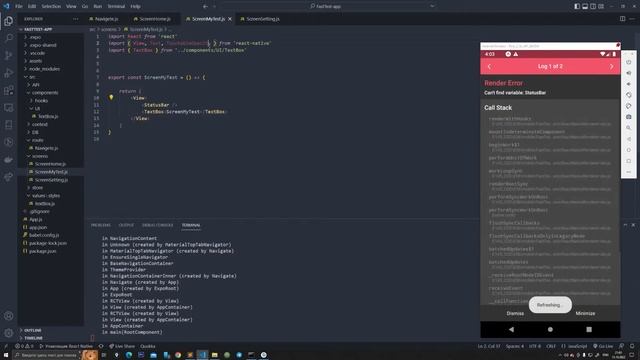 Урок 2. React Native Expo ReactNavigation