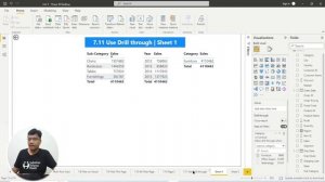 7.11 How to Use a Drill in Power BI | Data Analyst Lecture for Beginner | Nishant Bhaiya