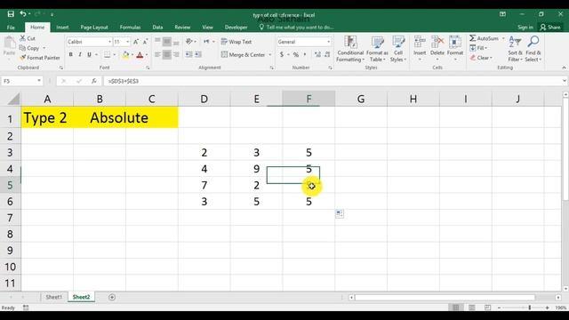 Cell Reference and its Types in Excel смотреть онлайн