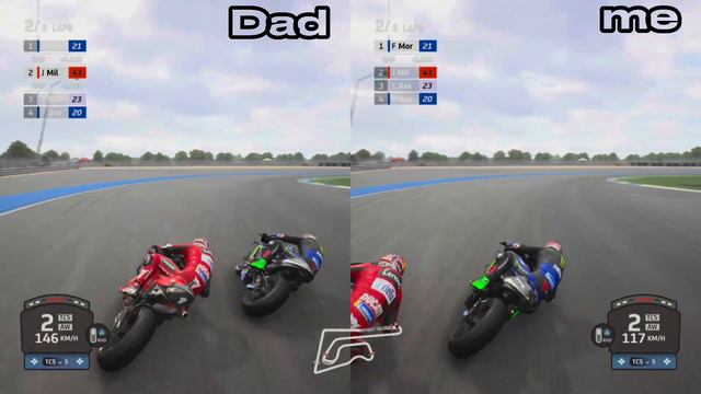 MotoGP22 Split Screen Gameplay Indonesia - By One VS Ayah | PS5 1080p смотреть онлайн