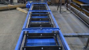 Цепной транспортер | Скребковый конвейер с нижней рабочей веткой