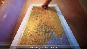 КОЖА КРОКОДИЛА из Штукатурки Своими Руками. Инструкция по нанесению. Мастер-Класс Wowcolor