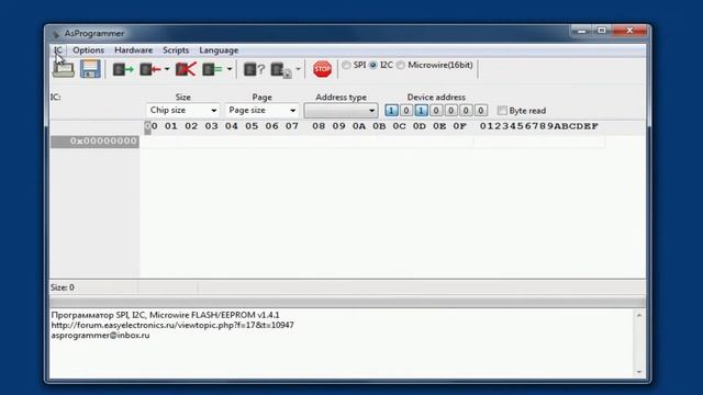 Programming 24 series eeproms, with CH241A Programmer and Asprogramer