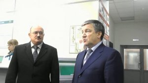 Губернатор Карелии Александр Худилайнен на открытии МФЦ в Петрозаводске