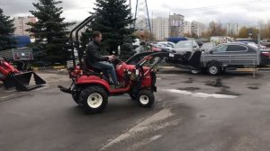 Минитрактор Shibaura SX21 с ковшом погрузчиком