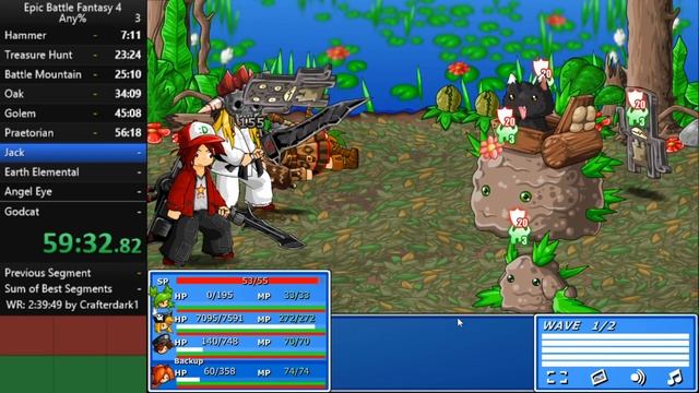 Epic Battle Fantasy 4  Any Speedrun  1:58:54:290