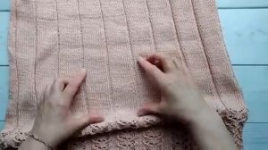 Юбка спицами для лета