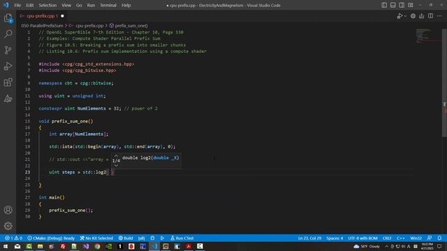 050- OGPG9 08, OpenGL Compute Shader Parallel Prefix Sum 1 смотреть онлайн