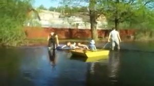 Дорога жизни в паводок. Добруш.3gp
