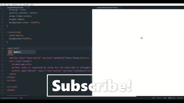 Simple Popup Box Onclick using JavaScript (Easy)