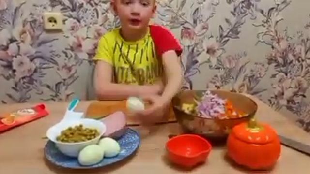 Салат Оливье для любимой мамы! Готовим вместе с "Тыква-Шоу"