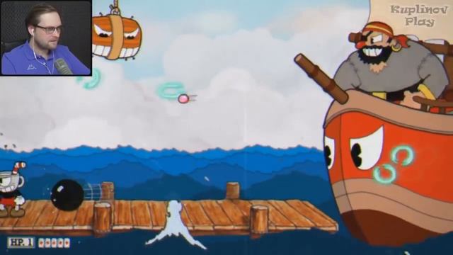 КУПЛИНОВ СНОВА ИГРАЕТ В Cuphead-#3-смешные моменты со стримов-6 боссов смотреть онлайн