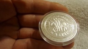 L Монета Масонська Жетон Токен Посріблена Coin Masonic Token Silver plated 20231025