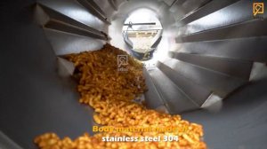 Линия по производству кукурузных чипсов с тремя фасовочными машинами (пластиковые упаковки)