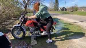 Запуск ИЖ Юпитер-5 после зимовки