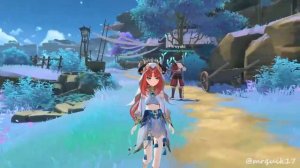 НИЛОУ (НИЛУ) ГЕЙМПЛЕЙ В ГЕНШИН ИМПАКТ 3.0+ нилу геншин