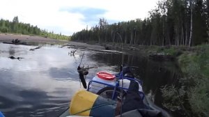 Одиночный поход по северной реке ч2  Таёжный быт  Рыбалка на спиннинг  Лесная из