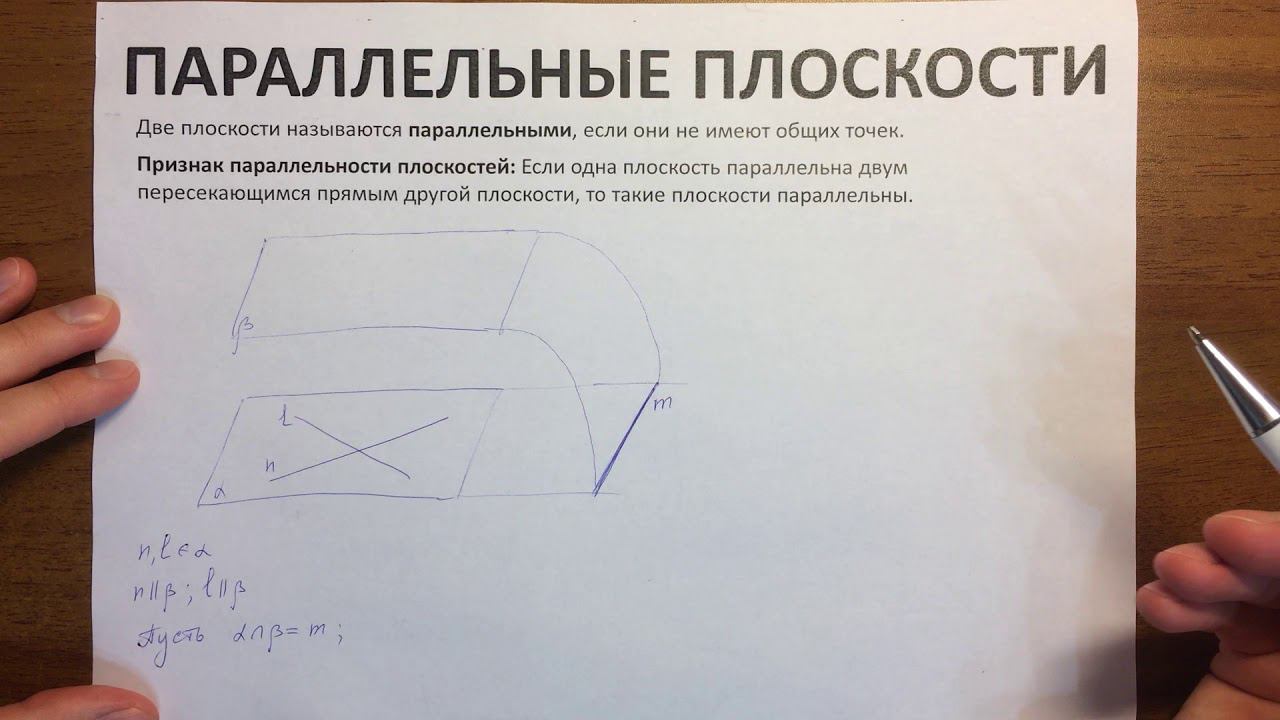 07 Параллельные плоскости