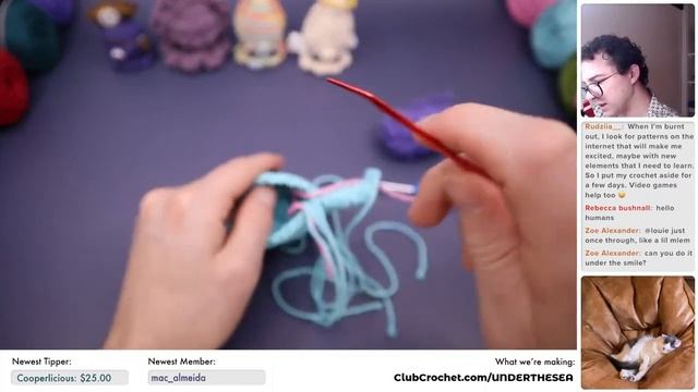 Starfish (aka Sea-Star) Amigurumi and New Pattern! - Crochet Along Live смотреть онлайн