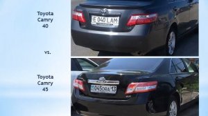 Сравнение Camry 40 vs Camry 45 - 1 Minute Story NS