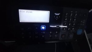 sharp BP-20C25 tale system setting page