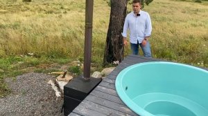 Как правильно установить купель в террасу?