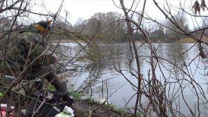 И ещё хороший карась на поплавок около дерева в ноябре!.mp4