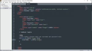 Belajar Membuat Login Sederhana dengan PHP dan MYSQLI TERBARU 2022 WORK!! | PART 1