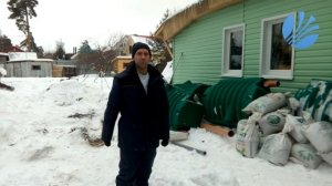 Установка септика зимой. Монтаж при отрицательных температурах.